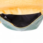Beau Design Stylish  Green & Yellow Color Imported PU Leather Slingbag With Adjustable Strap For Women's/Ladies/Girls